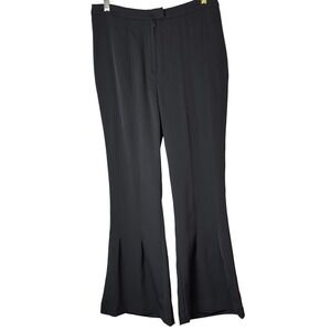NWT Endless Rose Black Wide Leg Flare Pants New  Womens‎ Size M